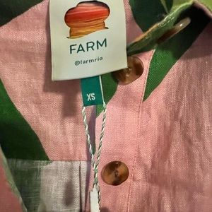 Farm rio adorable linen romper